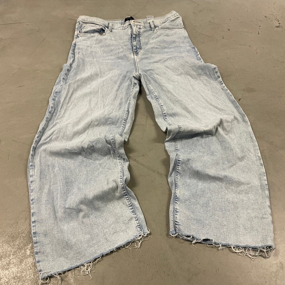 Y2K baggy banana republic distressed jeans 33x28